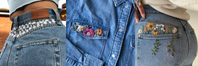 How to Add Embroidery to Your Denim Jeans